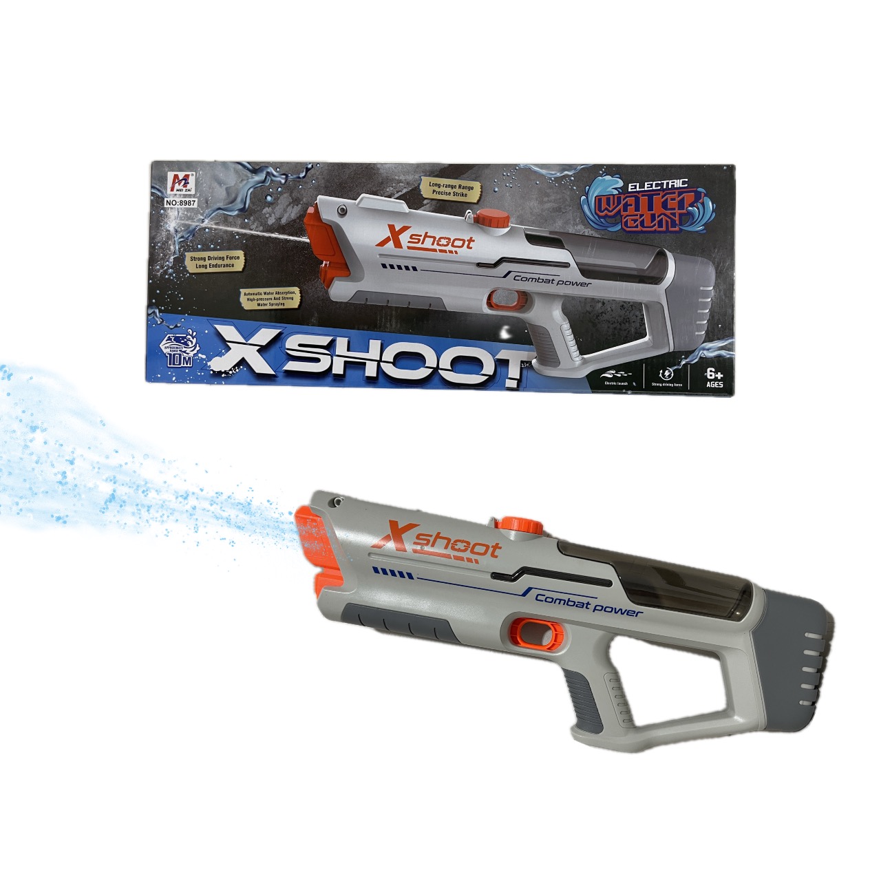 تفنگ آب‌پاش برقی X shoot مدل Mei Zhi 8987
