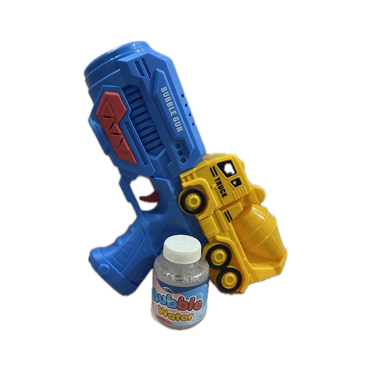 تفنگ حباب ساز مدل Bubble Gun با مخزن ۱۲ حفره