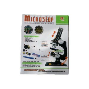 میکروسکوپ آموزشی کودکان مدل آزمایشگاهی با بزرگنمایی و نور LED