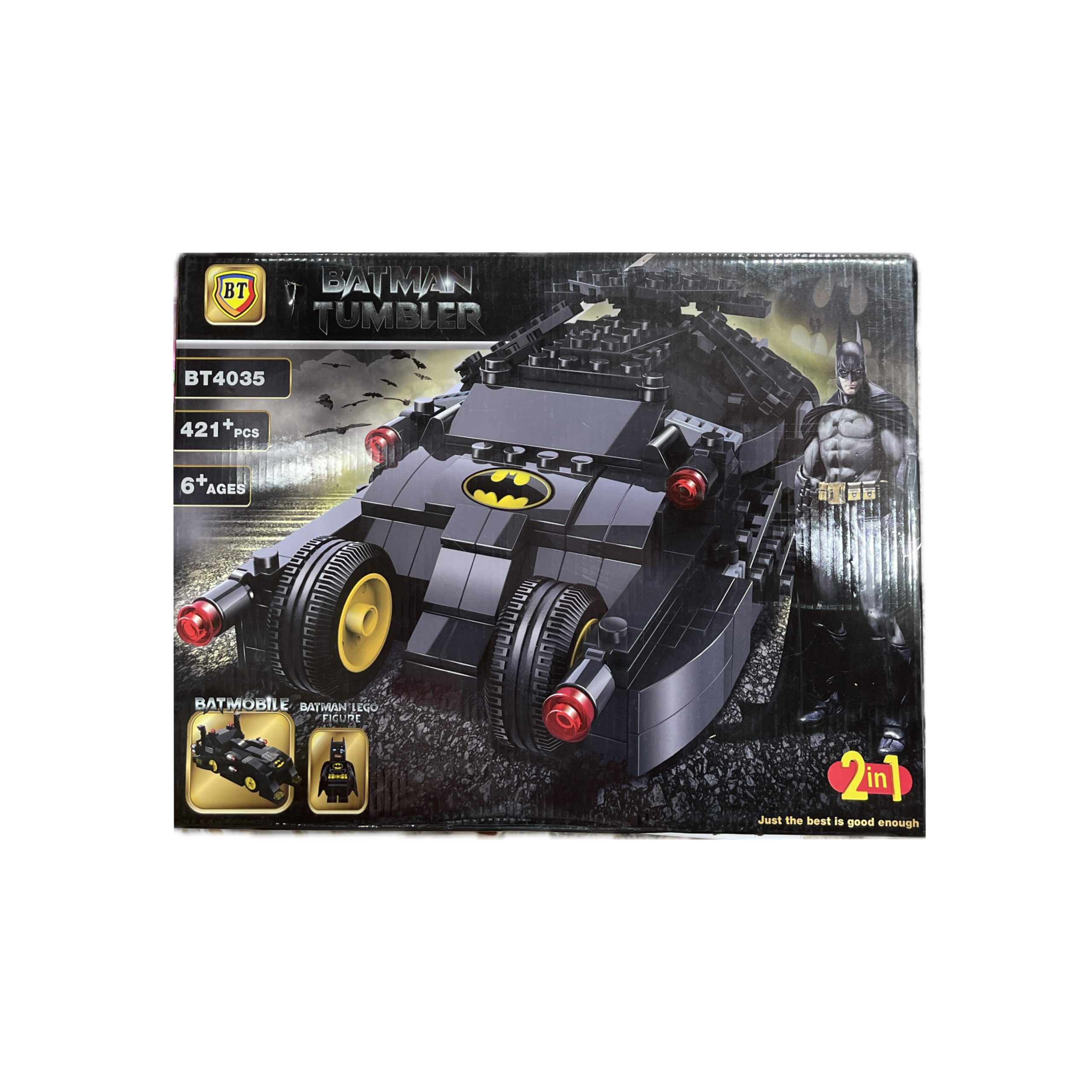 لگو بتمن BT مدل دو منظوره | ۴۲۱ قطعه | ساخت دو مدل در یک جعبه