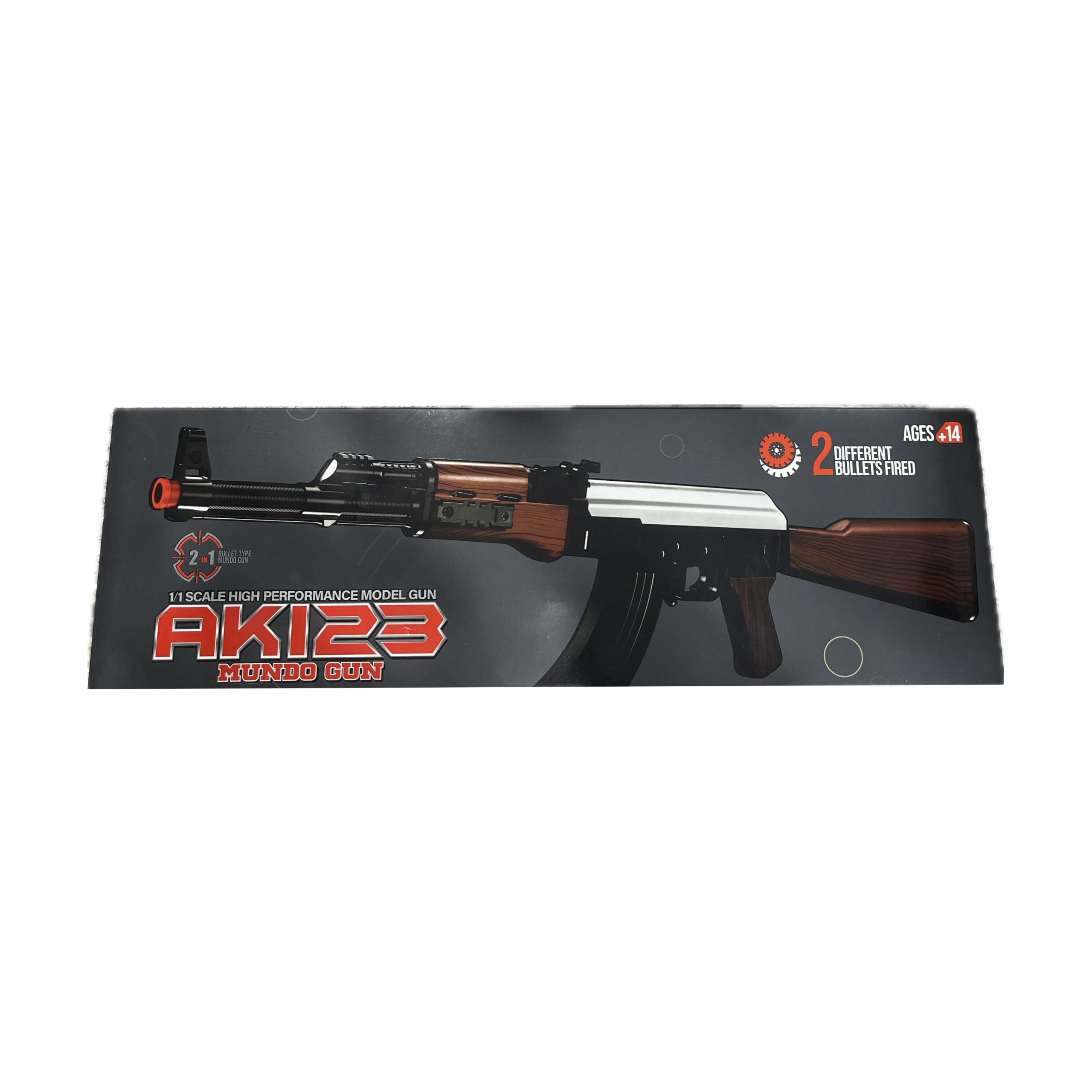 تفنگ AK123 مدل ساچمه‌ای با دسته چوبی