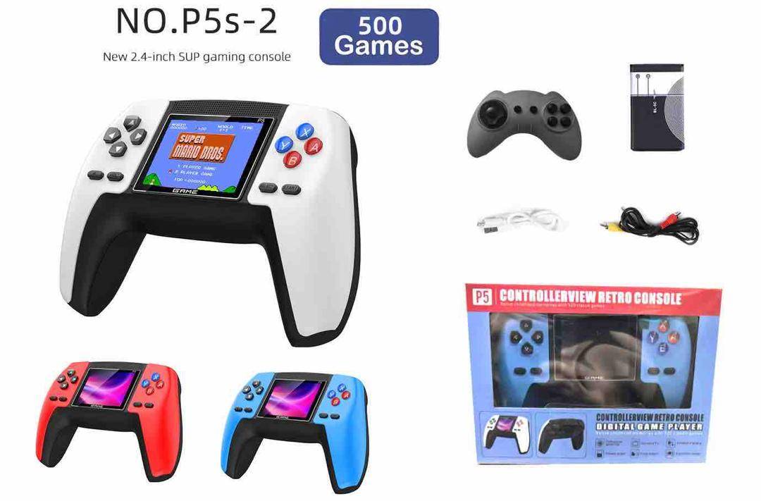 کنسول بازی 2 دسته مدل p5 +500 بازی با دسته اضافه - Image 2
